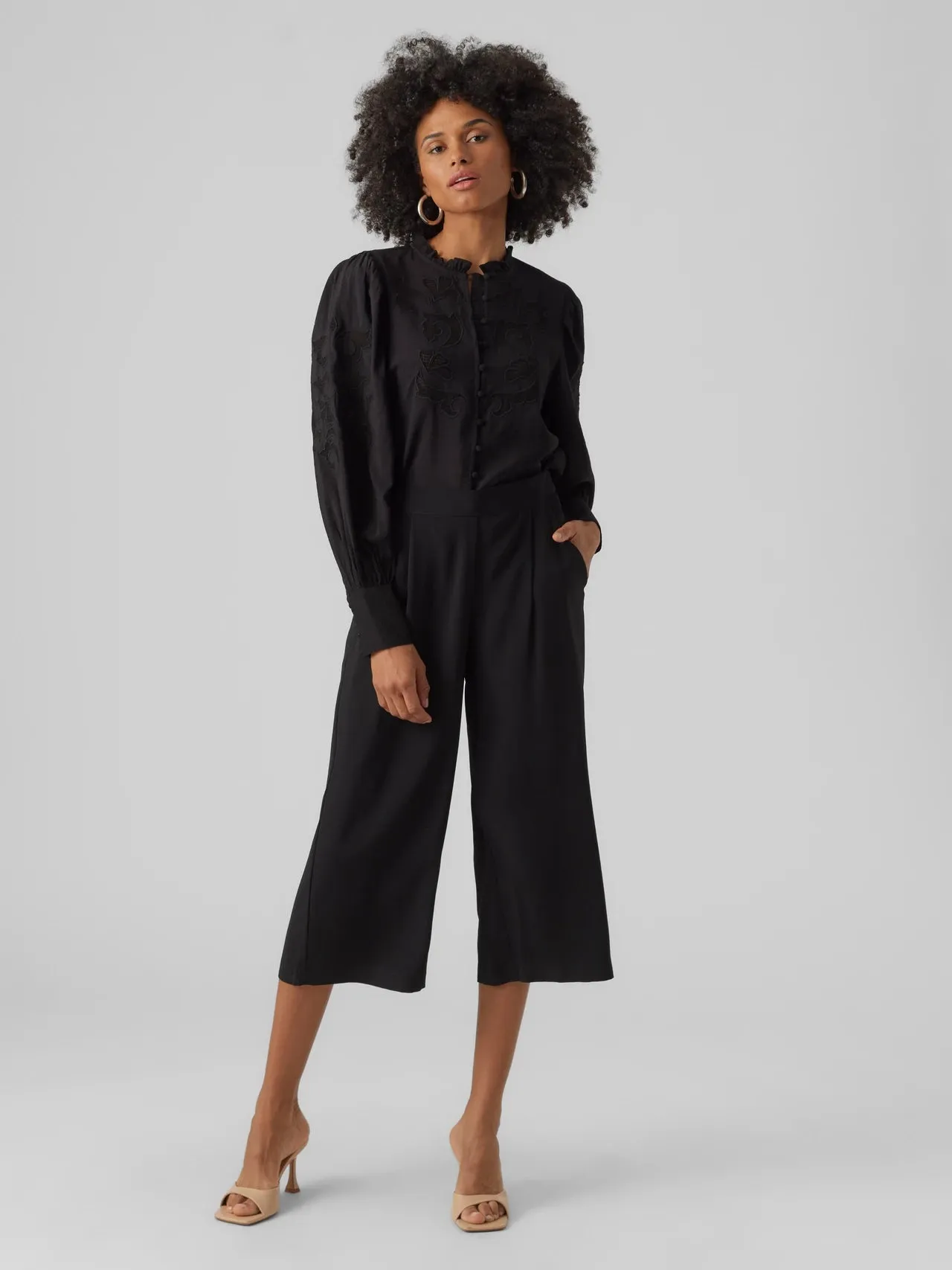 Mid Waist Culottes