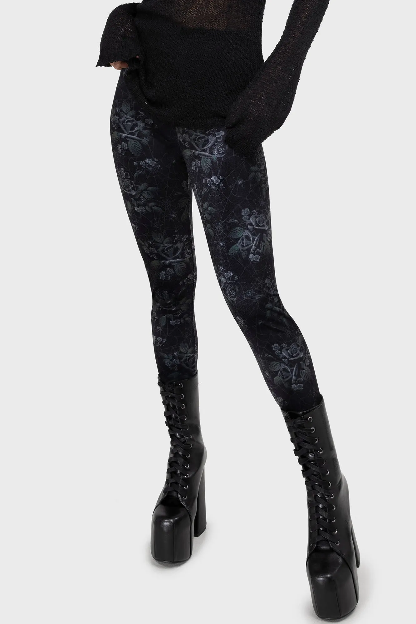 Midnight Rose Leggings