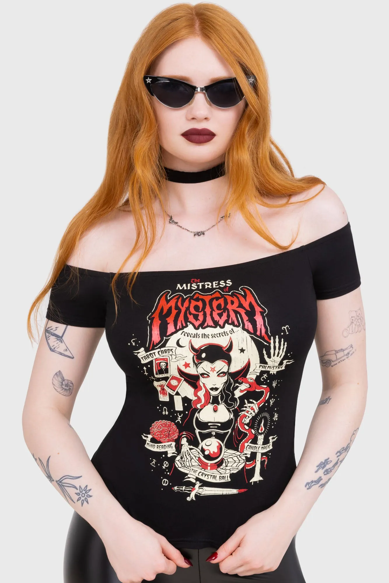 Mistress Mistery Bardot Top