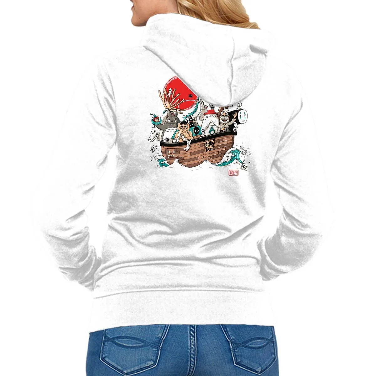 Miyazaki's Ark Water resistant coating Hoodie Fashion