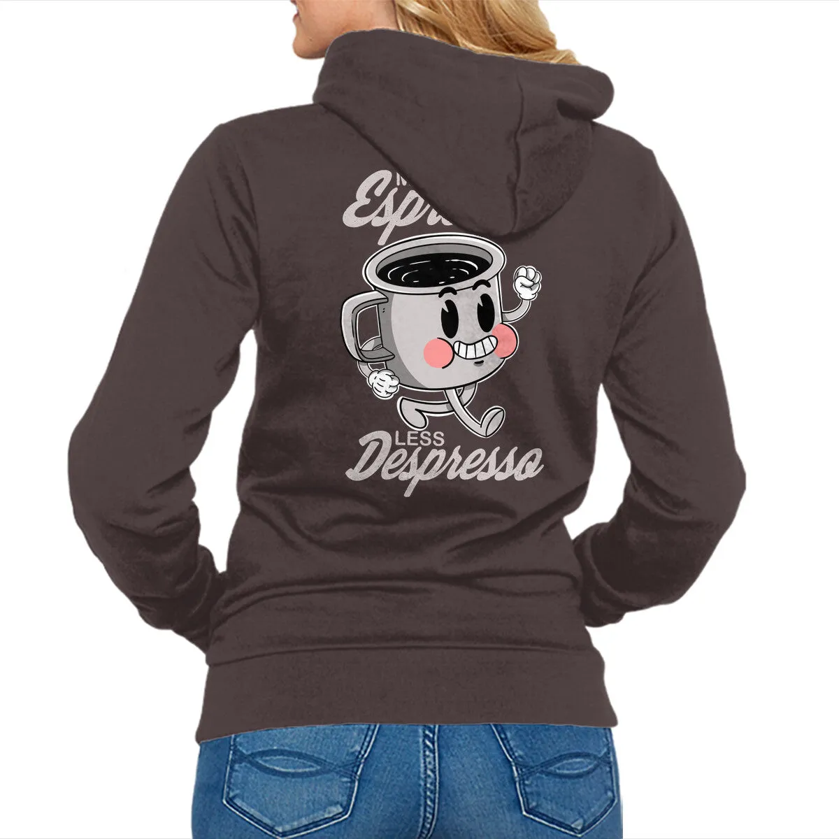More Espresso Less Despresso rhinestone accents Trendy Layer
