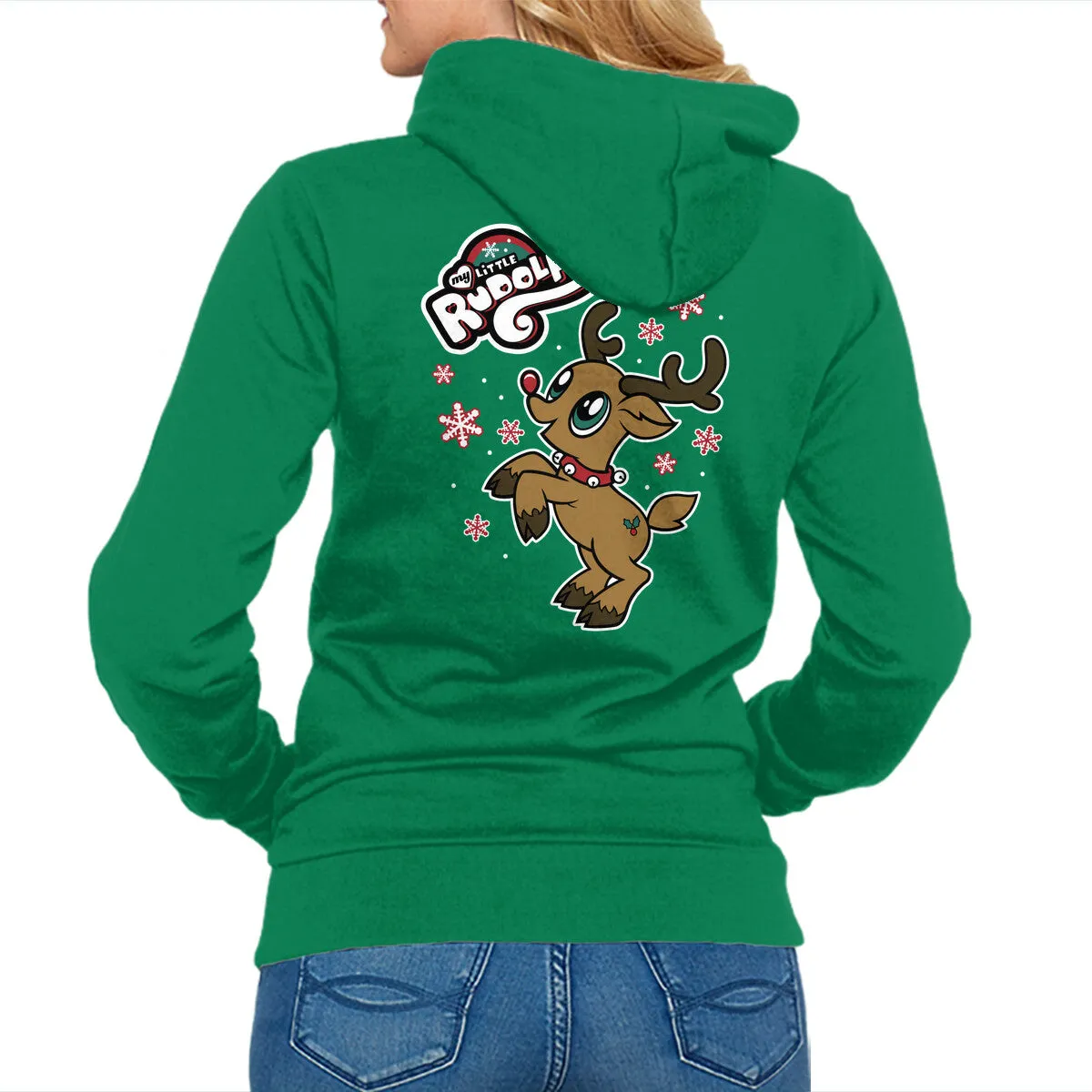 My Little Rudolph City Casual Relaxed Fit Hoodie