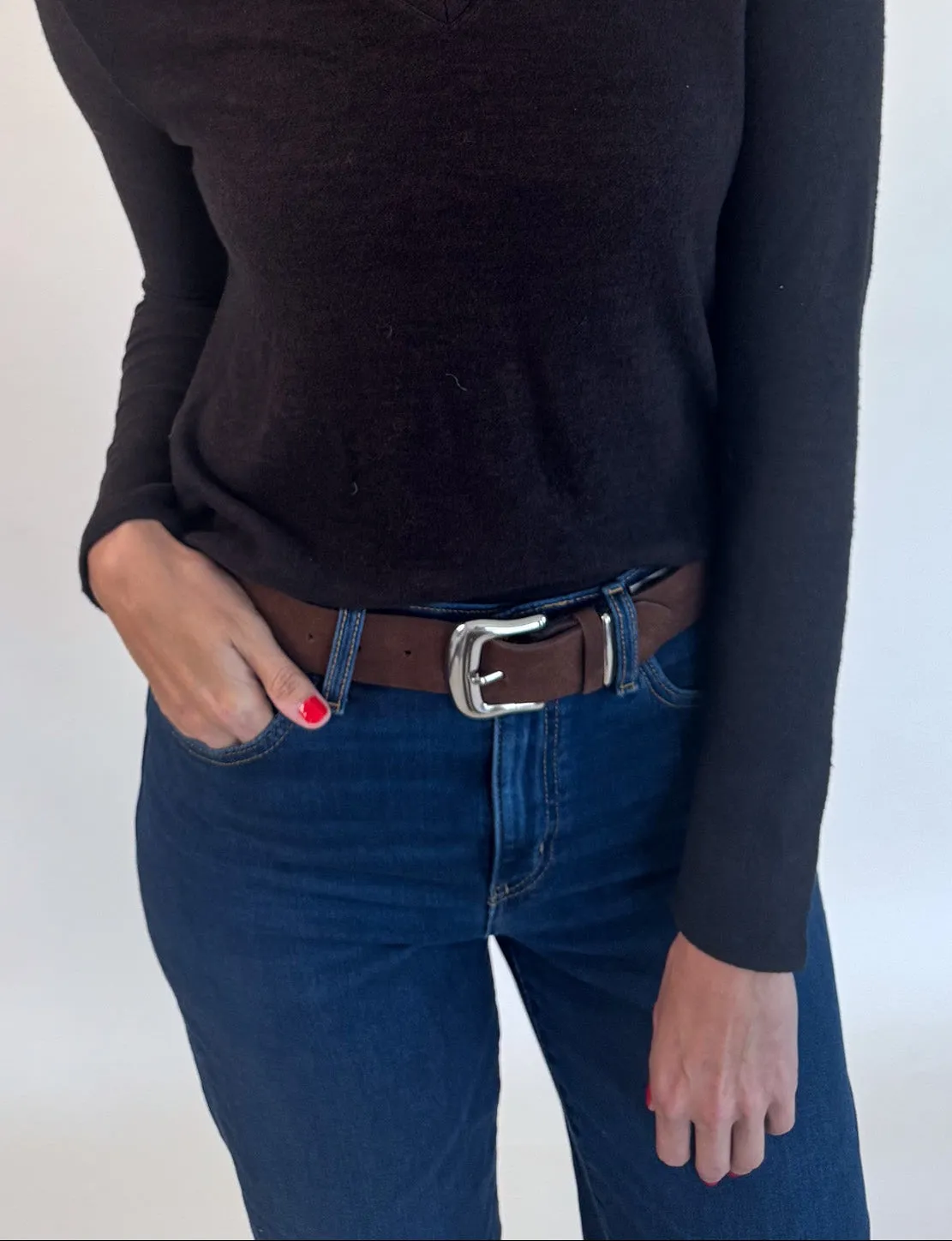 Naomi Long Sleeve V-Neck Sweater