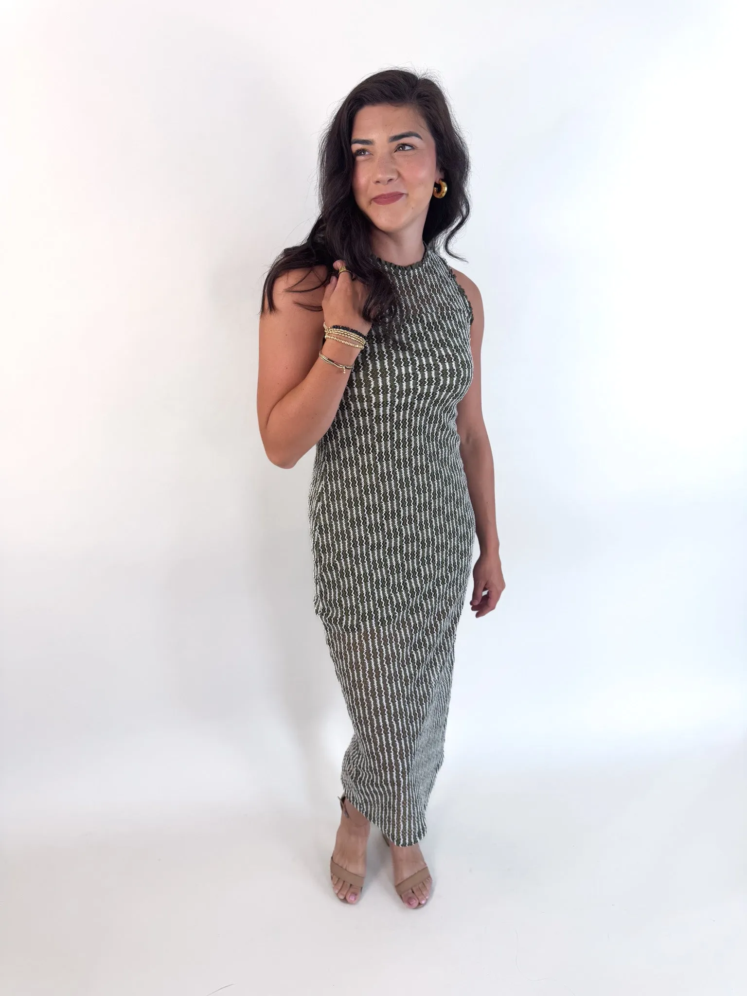 Nyssa Burnt Olive Dress