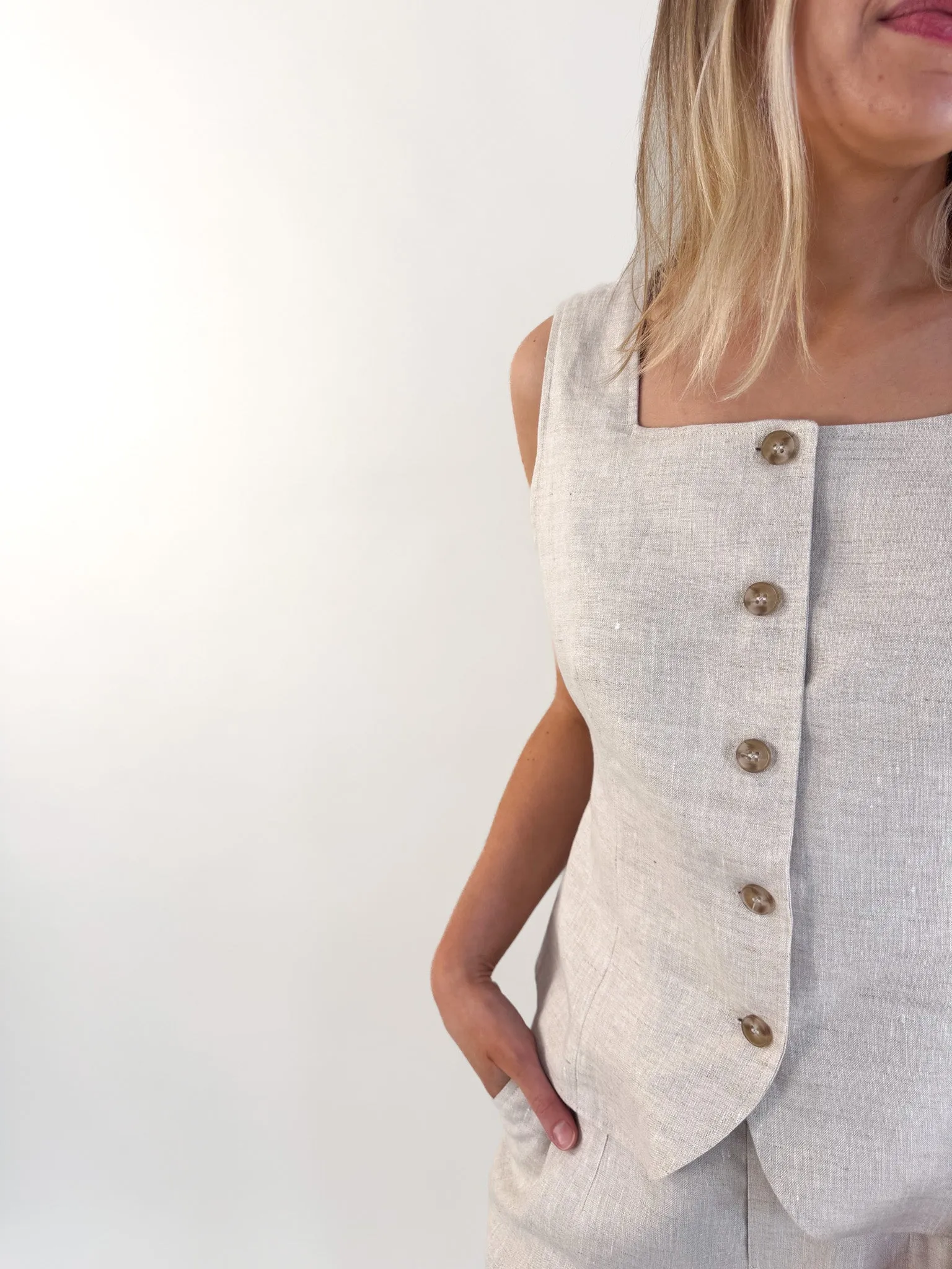 Outsmart Square Neck Vest