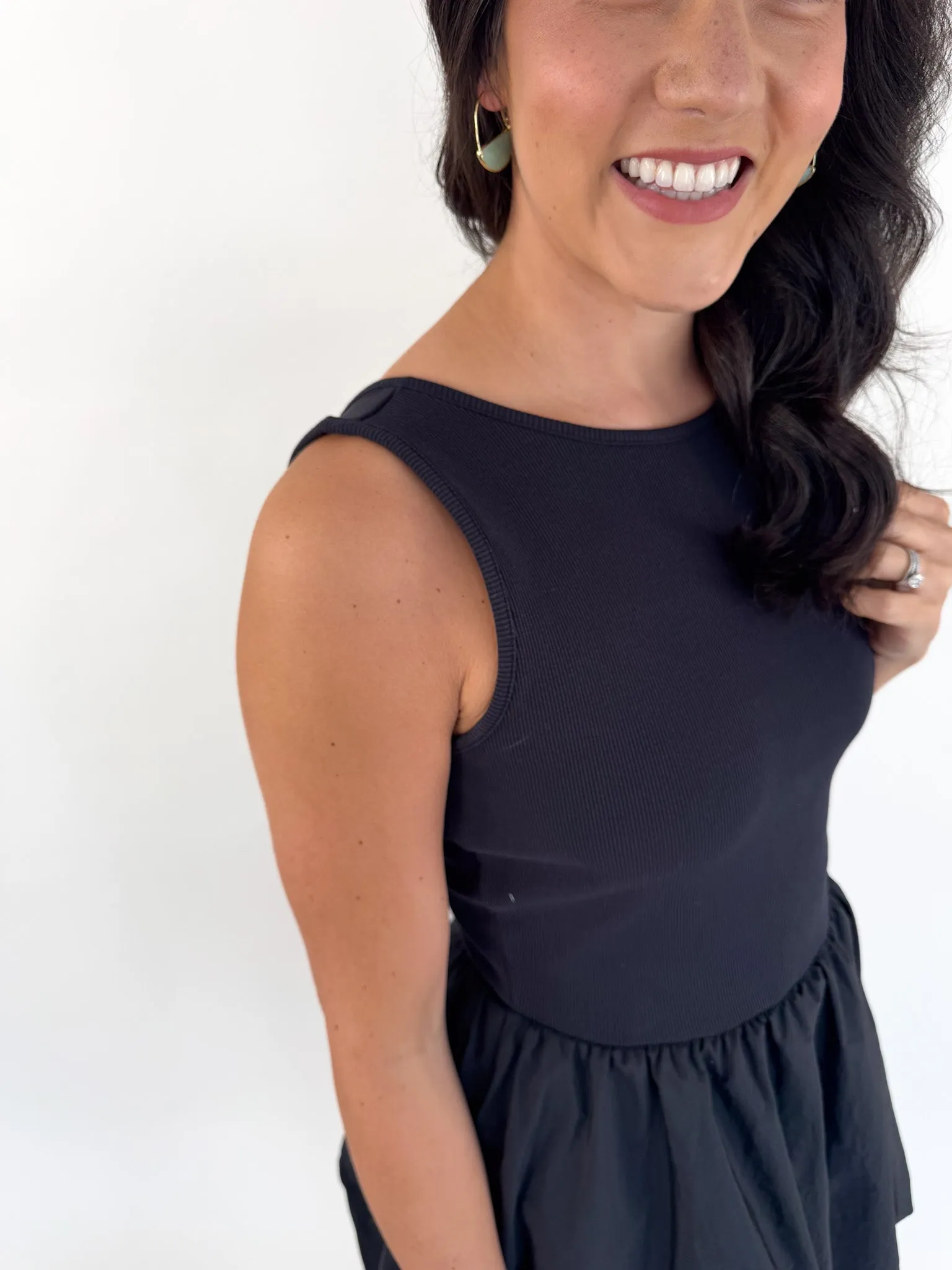 Palermo Black Bubble Dress