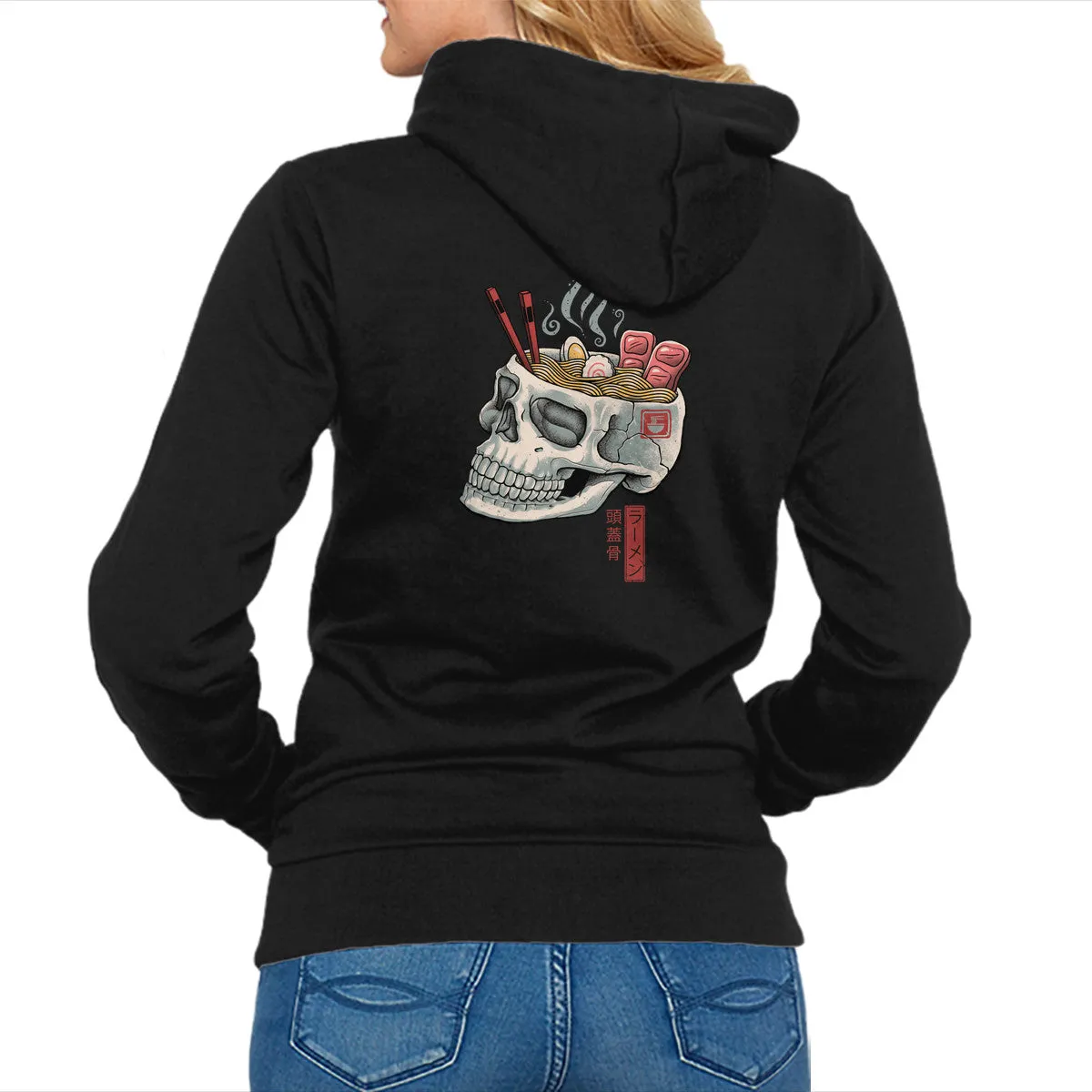 Cozy Clothing Style Fresh Relaxed Ramen Skull