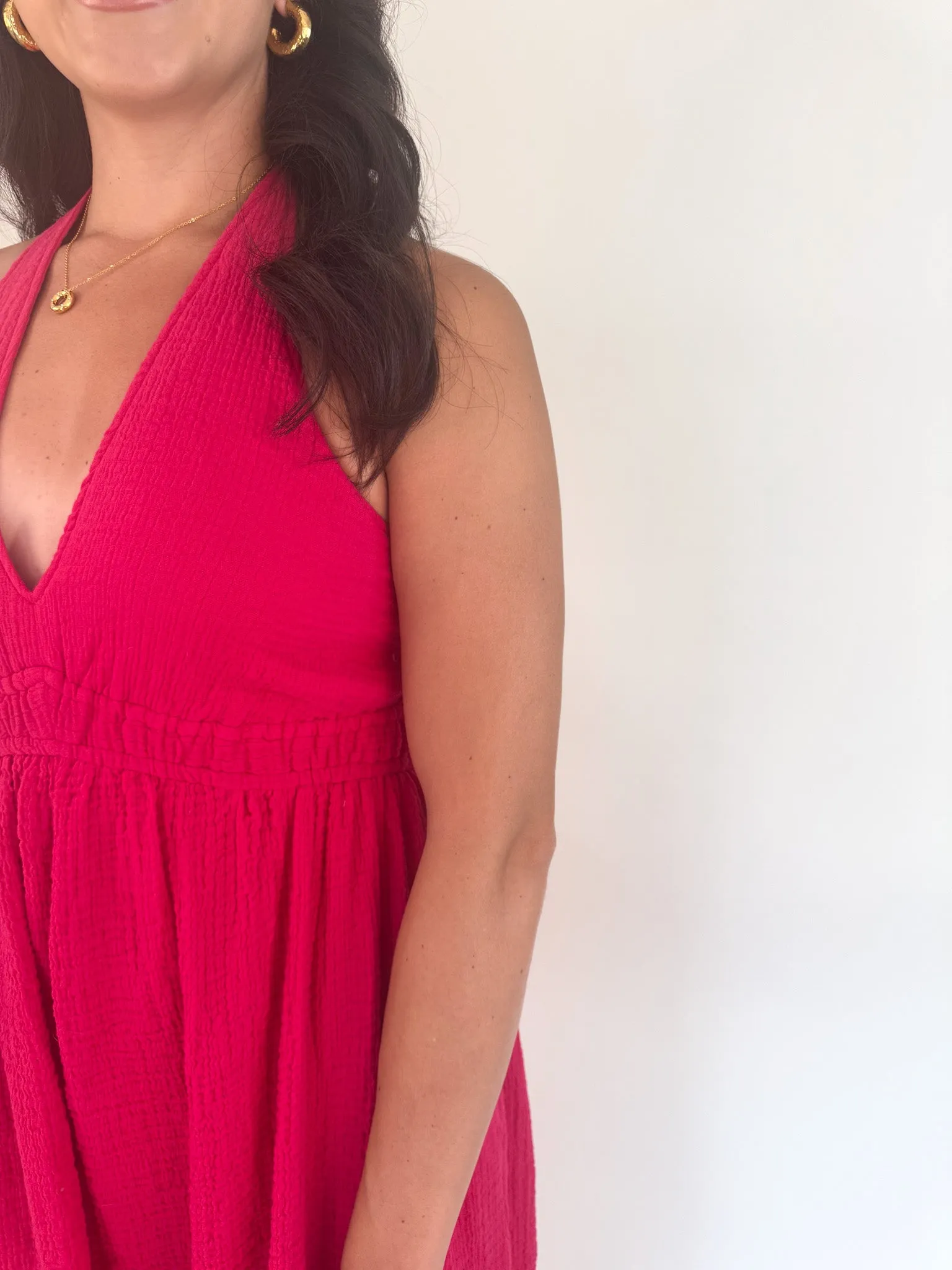 Piper Cranberry Dress