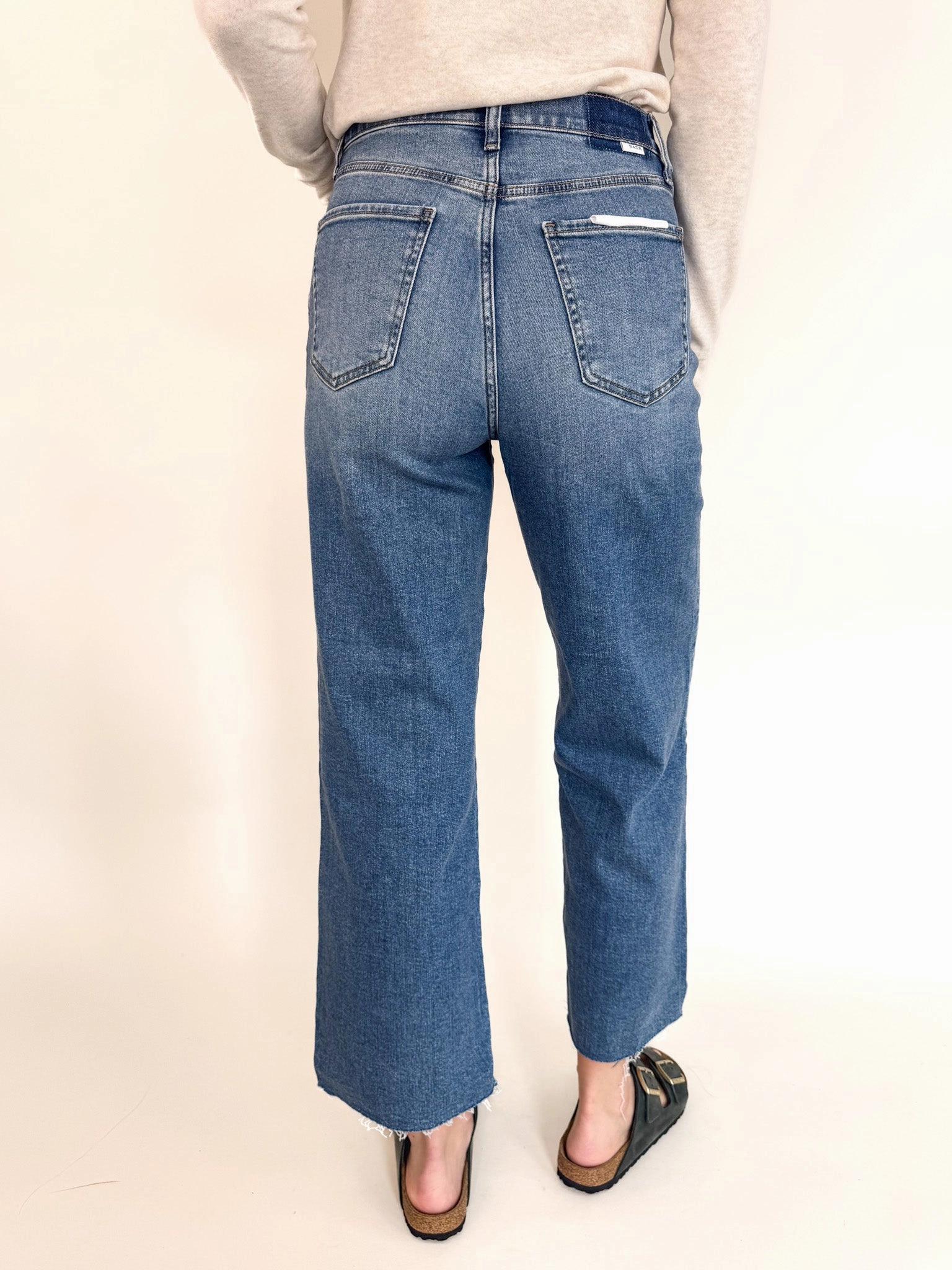 Pleaser High Rise Wide Awake Denim