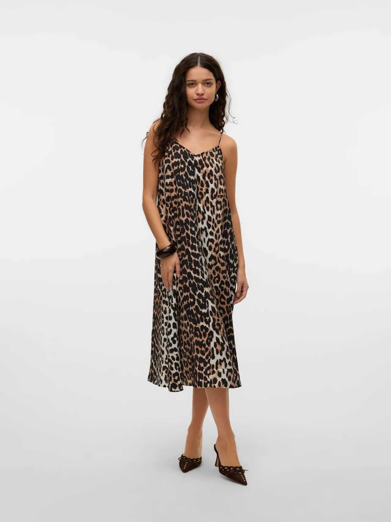 Printed Midi Dress