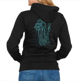 Essential Clothing Holiday Wear Neon Line-Art Armored Walker