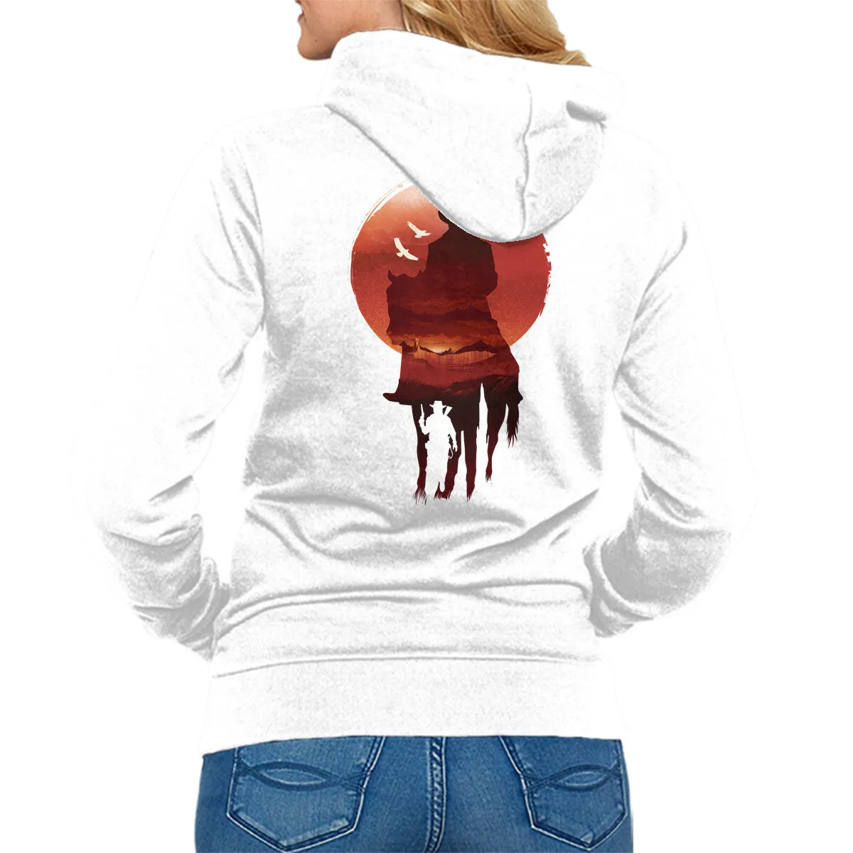 tie dye Red Sunset Cowboy