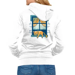 Cozy Clothing Style Relax On Window