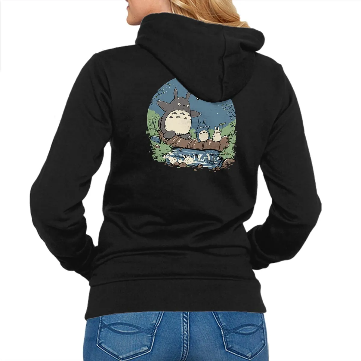 Stylish Hoodie product graffiti urbanity Neighbors in the Woods