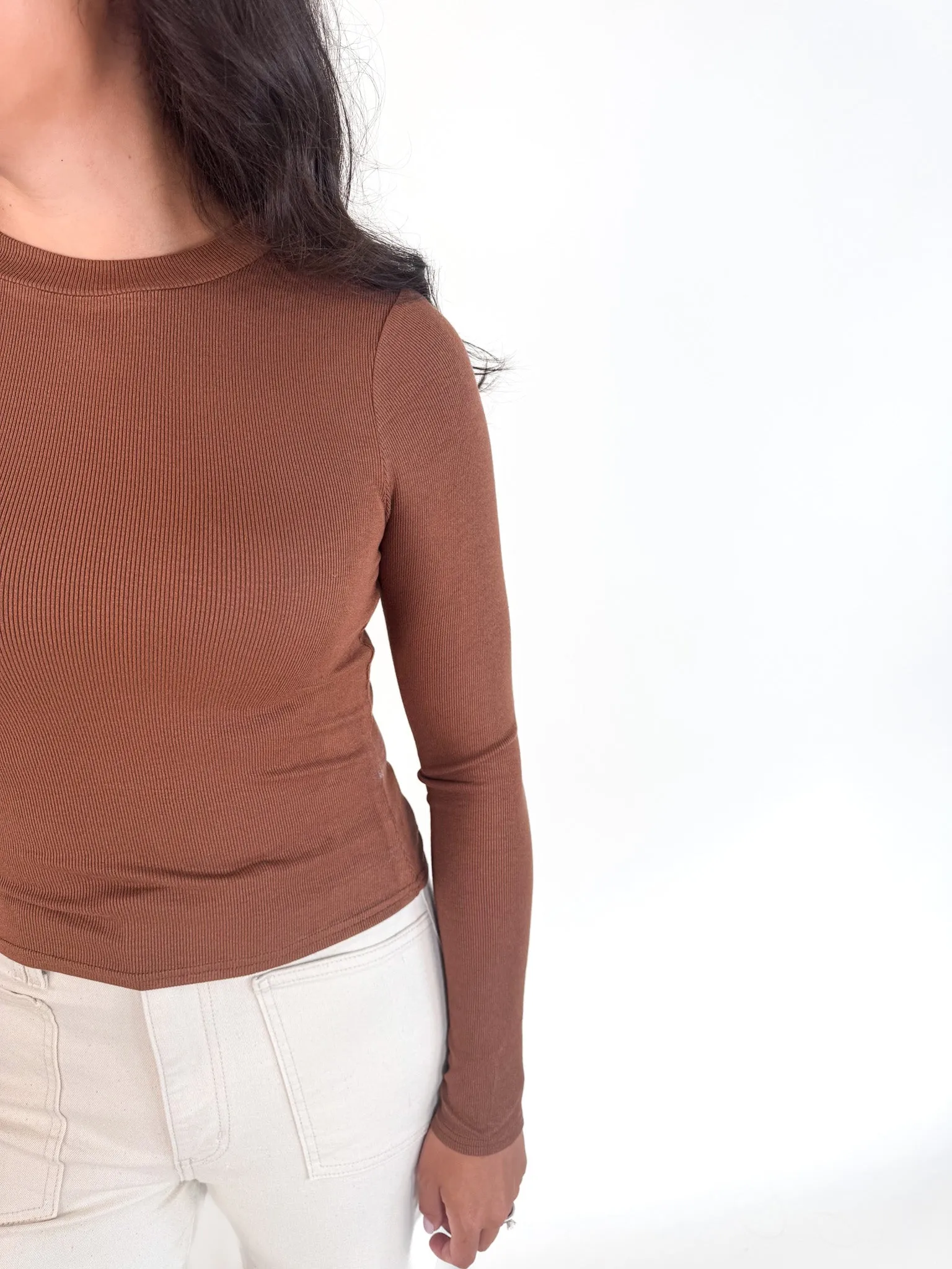 Ronan Crewneck Long-sleeve Top