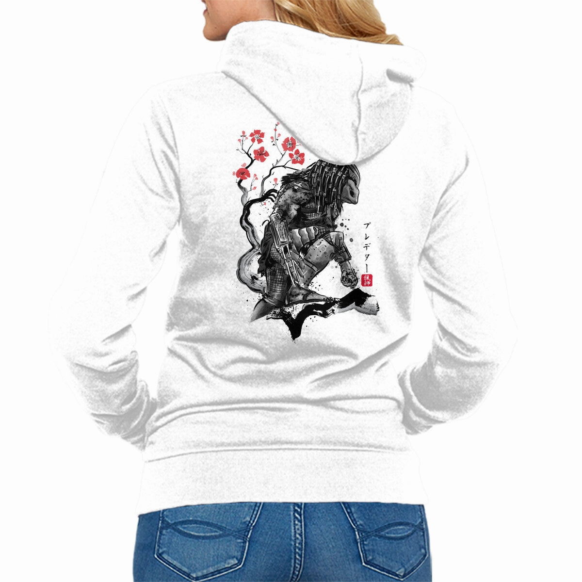 embroidery accents Jungle Hunter Sumi-e