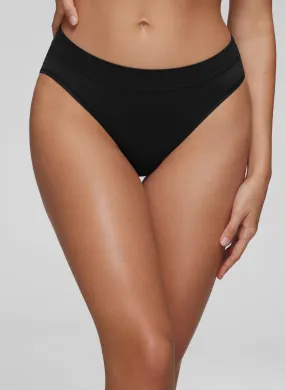 CRZ YOGA Softhold Women High Rise Breathable Bikini Underwear Pack Black 3pack