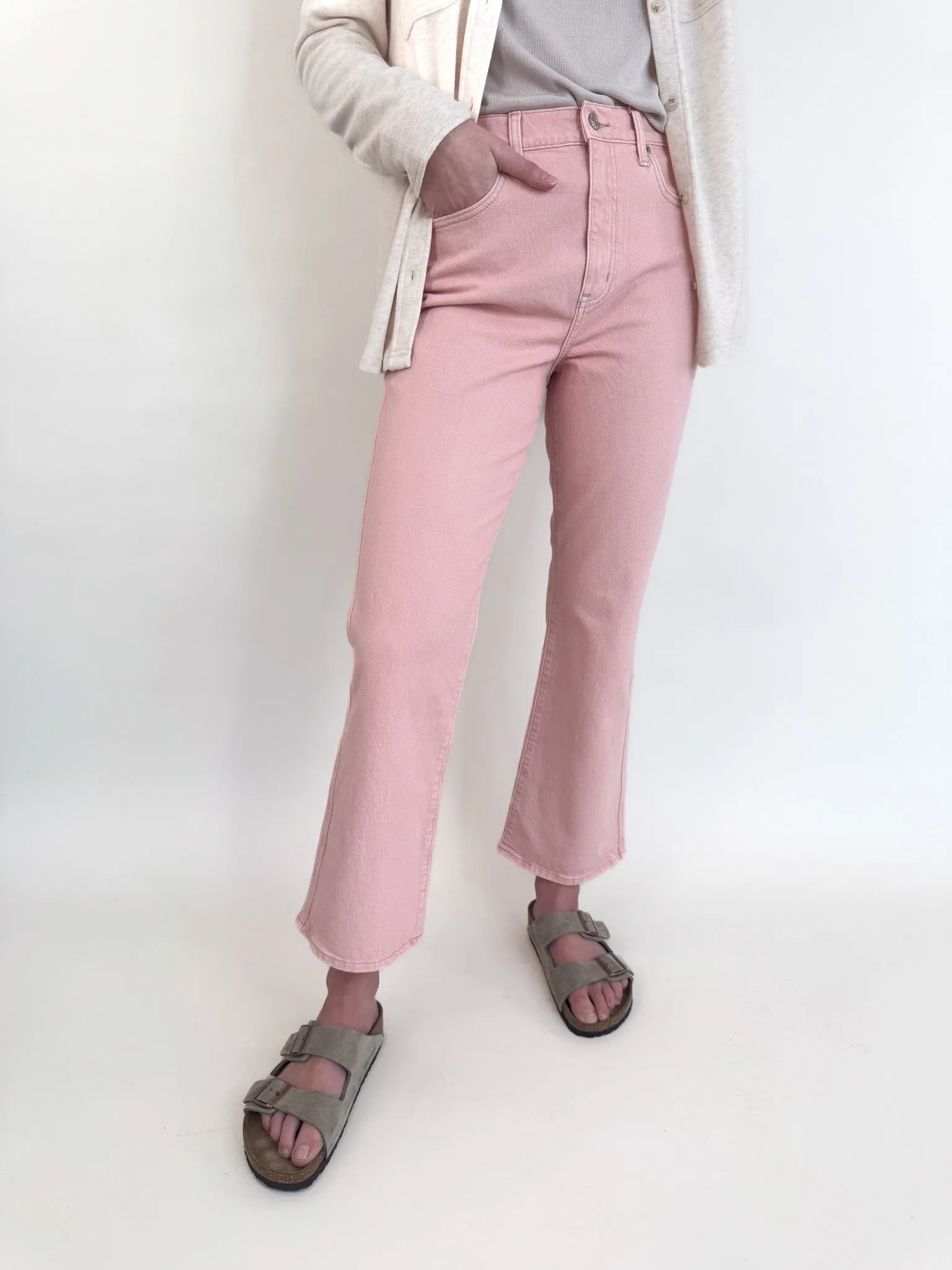 Soho High Rise Ankle Flare Denim