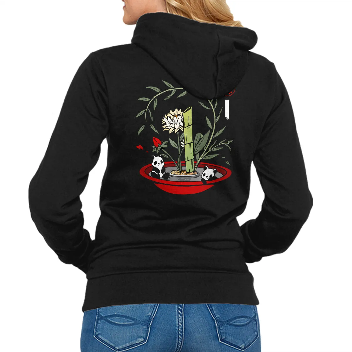 anniversary wear Effortless Hoodie Ikebana Panda