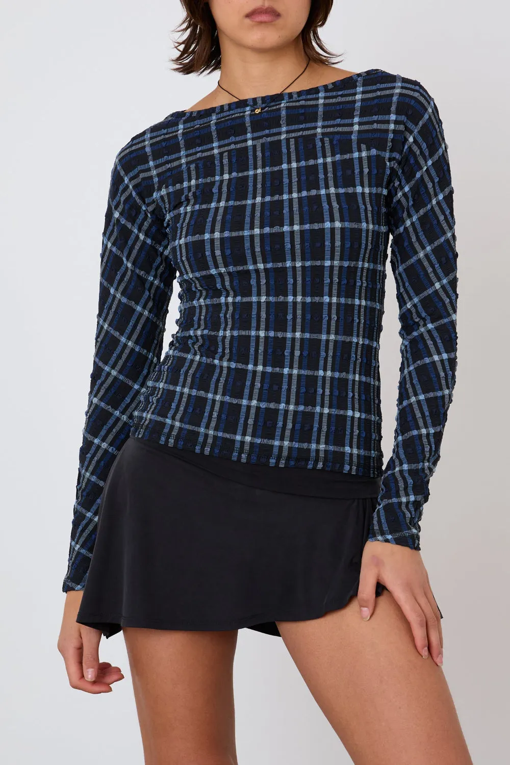 The Cindy Long Sleeve Top, Selvedge