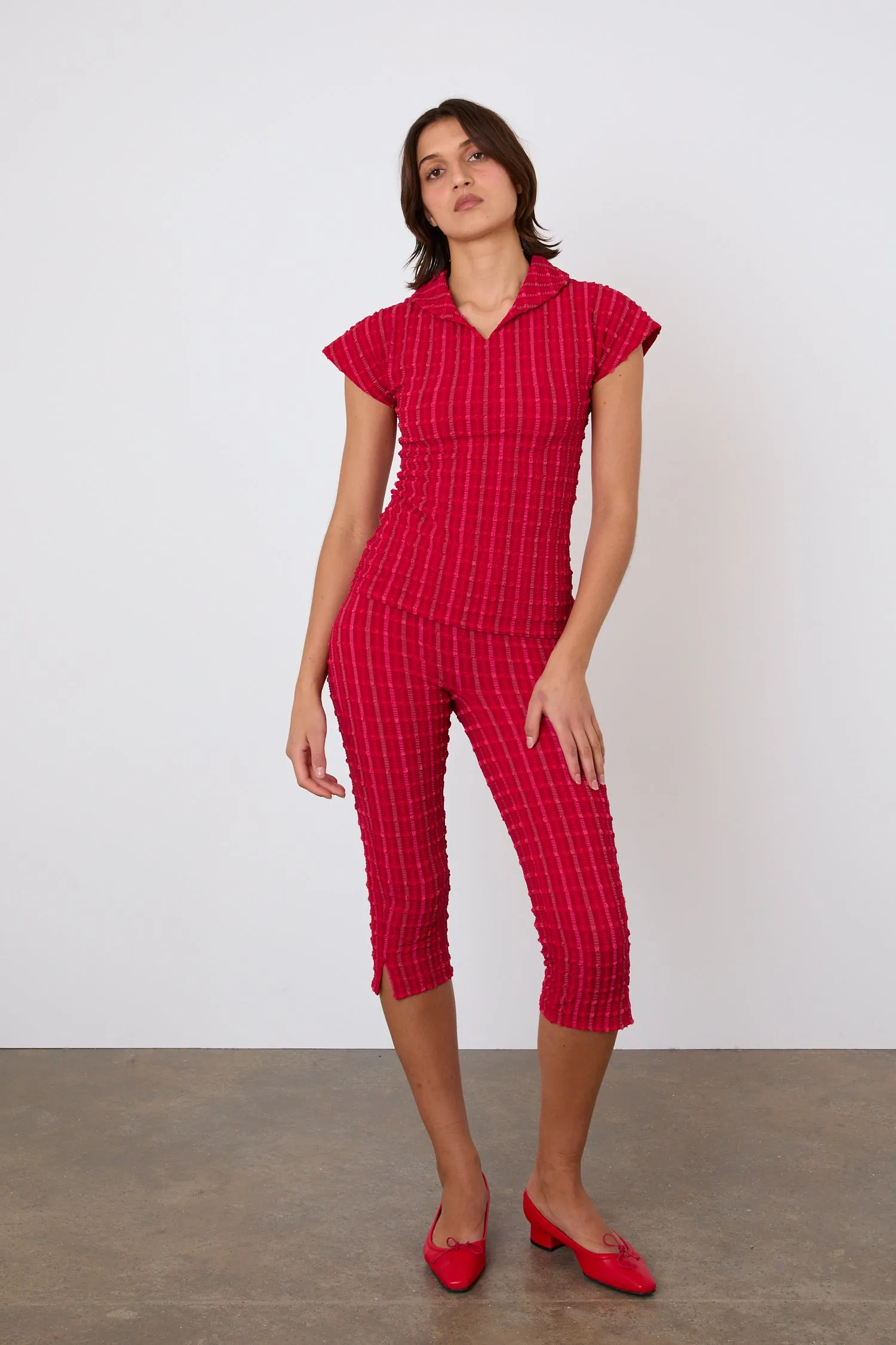 The Cindy Polo Top, Lipstick