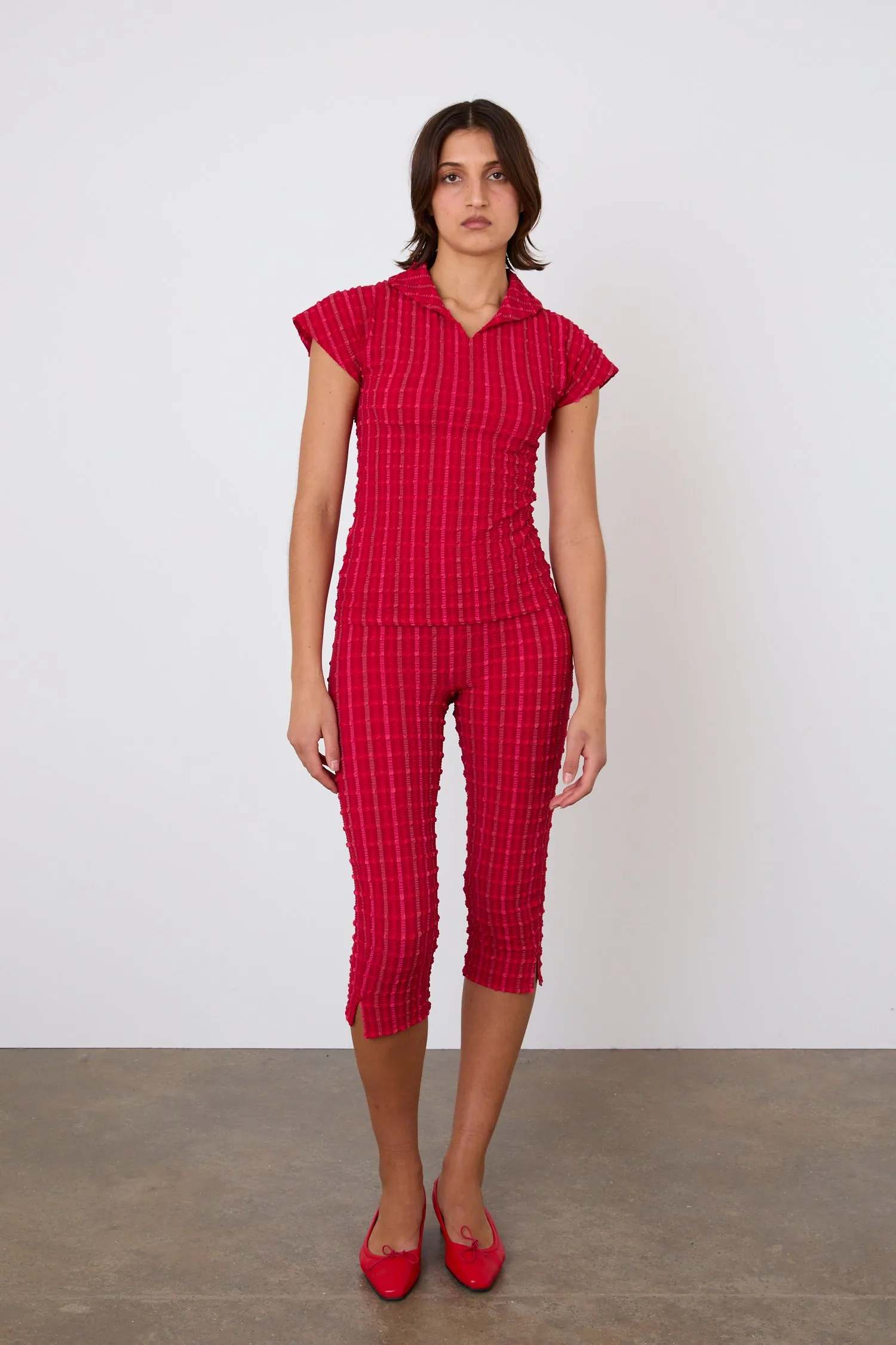 The Cindy Polo Top, Lipstick