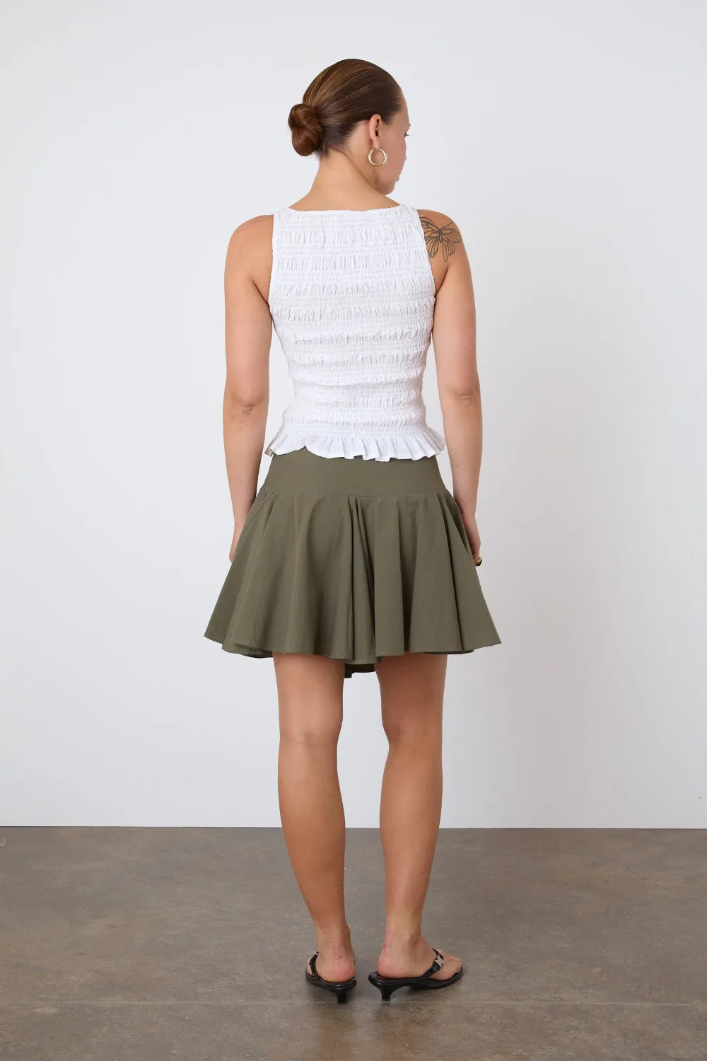 The Dylan Mini Skirt, Leaf