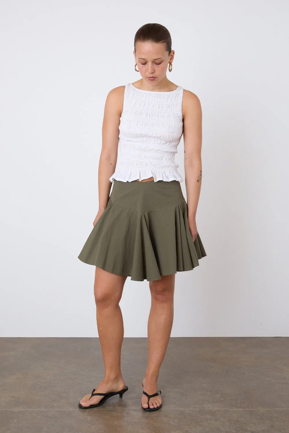 The Dylan Mini Skirt, Leaf