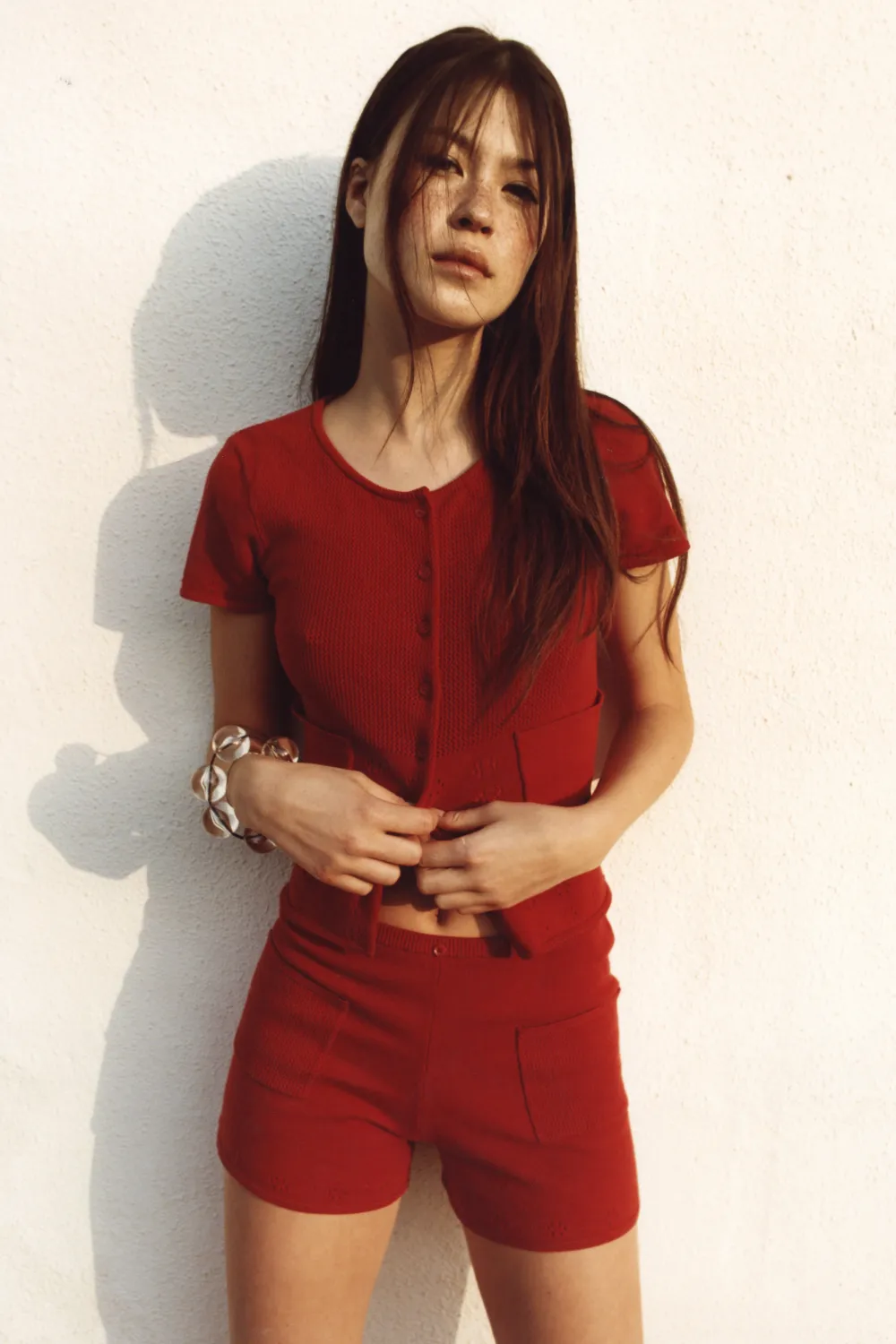 The Marie Knit Shorts, Jam