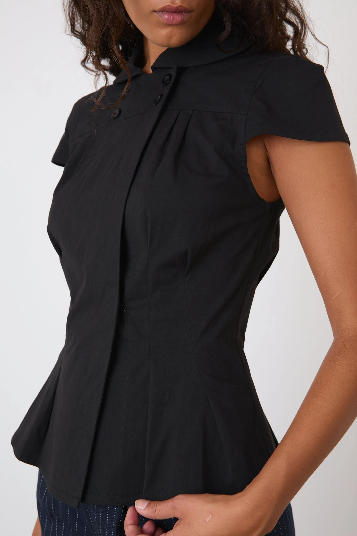 The Missy Blouse, Onyx
