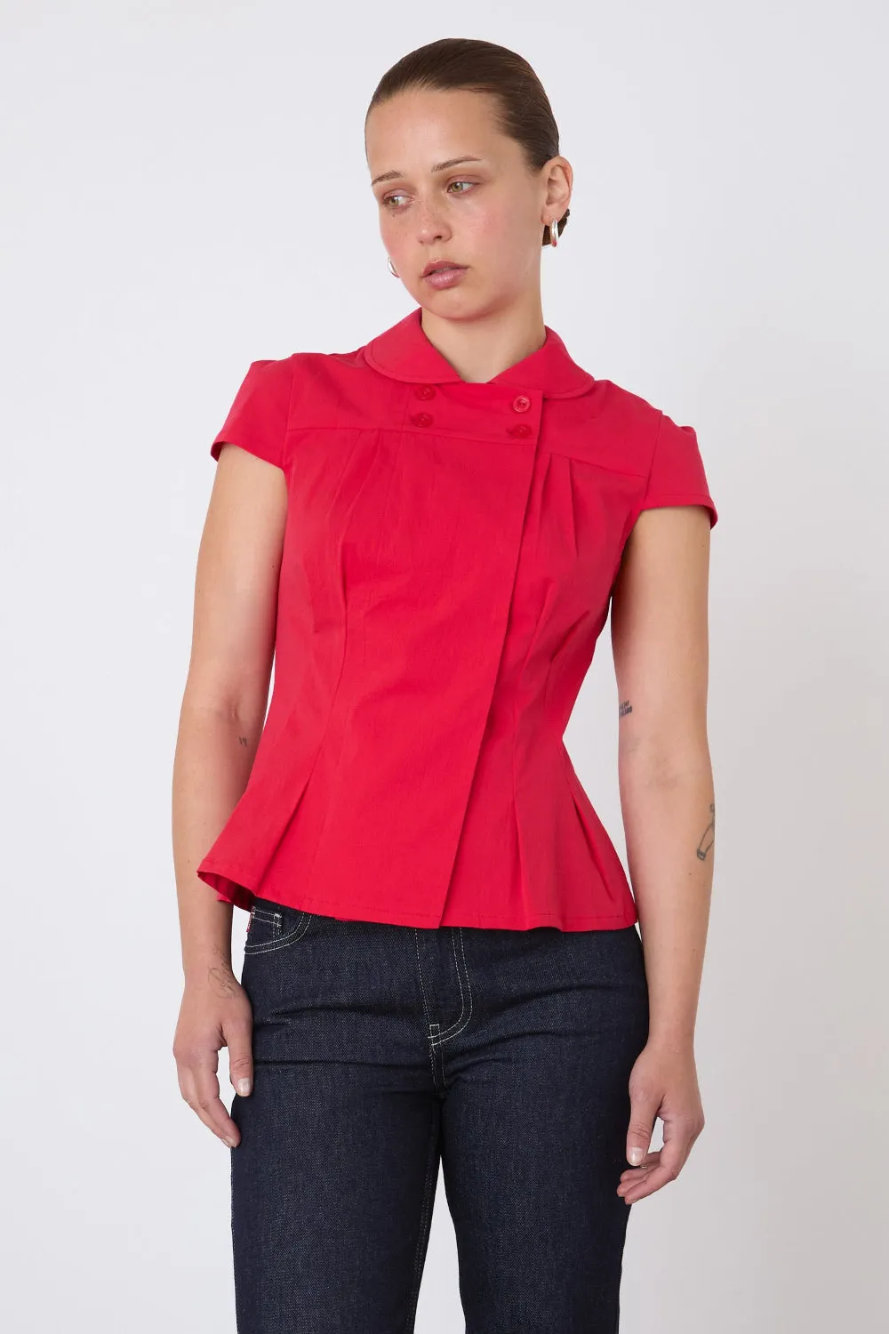 The Missy Blouse, Tomato