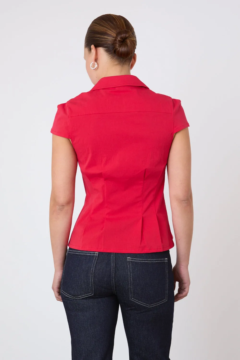 The Missy Blouse, Tomato