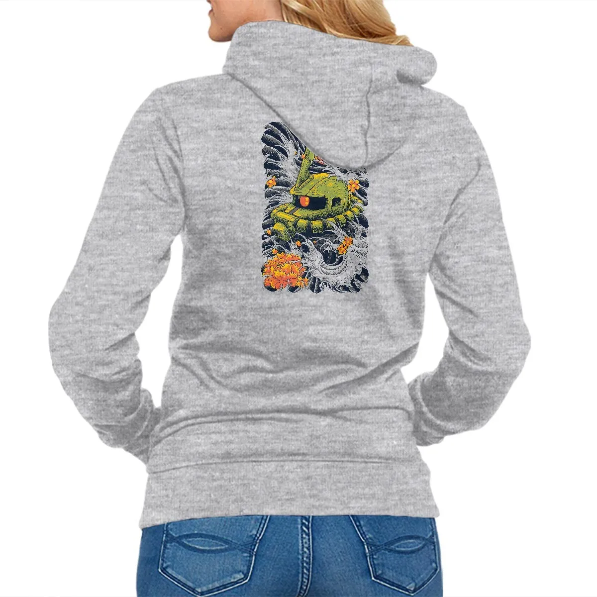 Street Wear Urban Bold Mecha Suit Ink