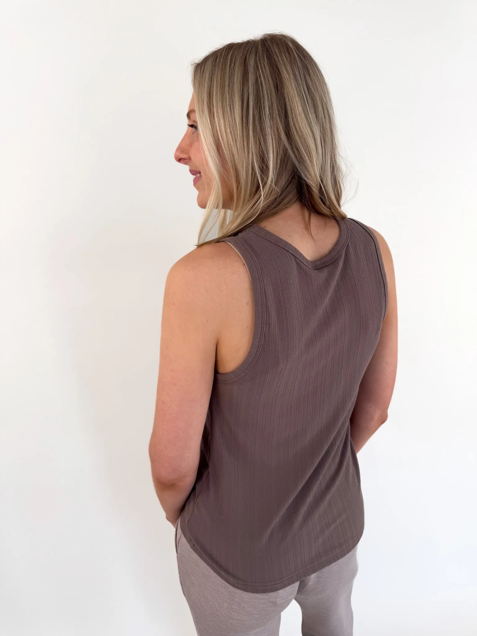 Thurman Taupe Tank