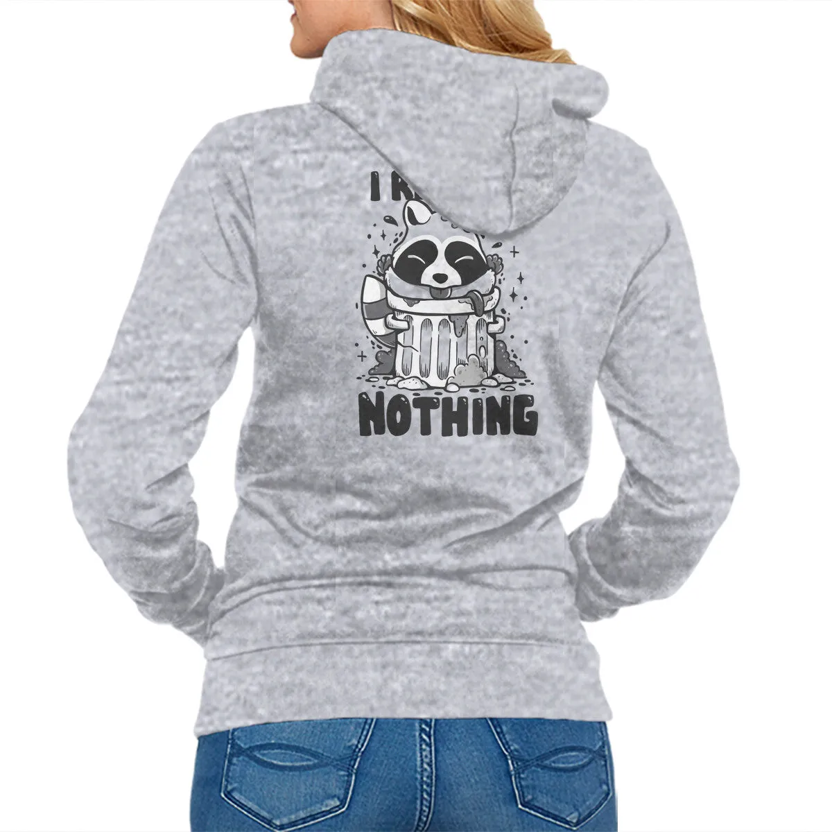 Fashionable Hoodie I Regret Nothing Trash