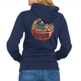 Chic Hoodie Ramen Surfing