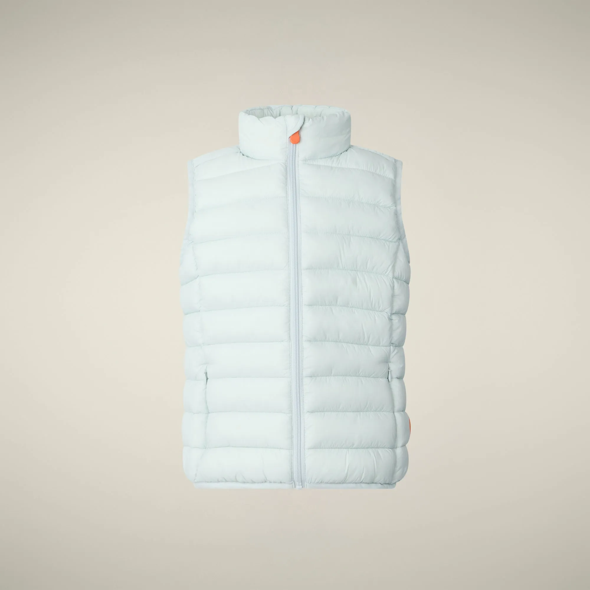 Unisex kids' Puffer vest Andy in glacier blue