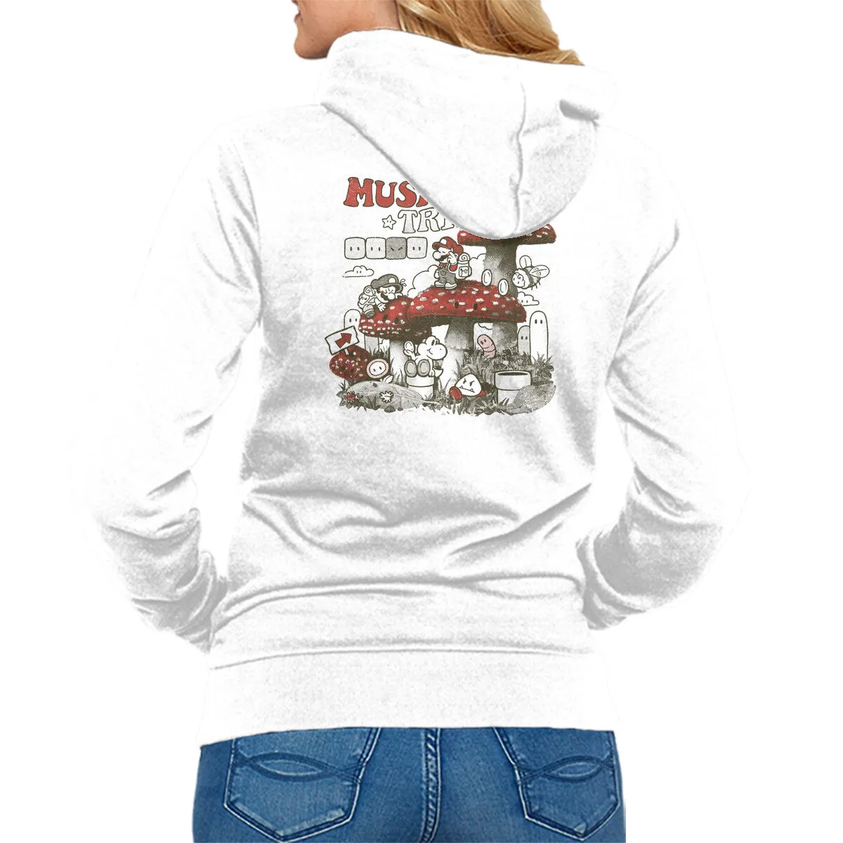 High-quality Relaxed Fit Mushroom Trip