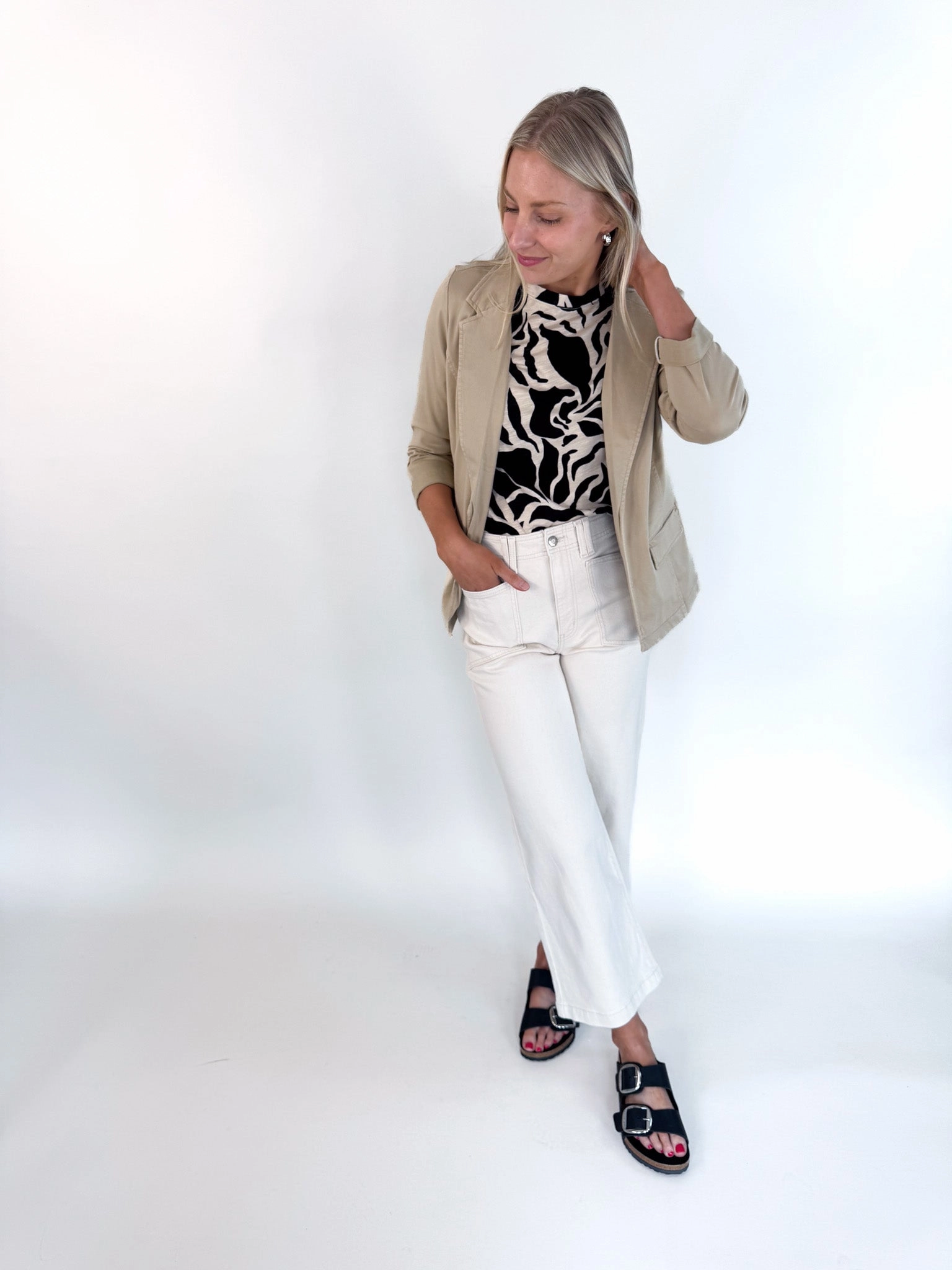 Valley Girl High Rise Wide Leg Crop