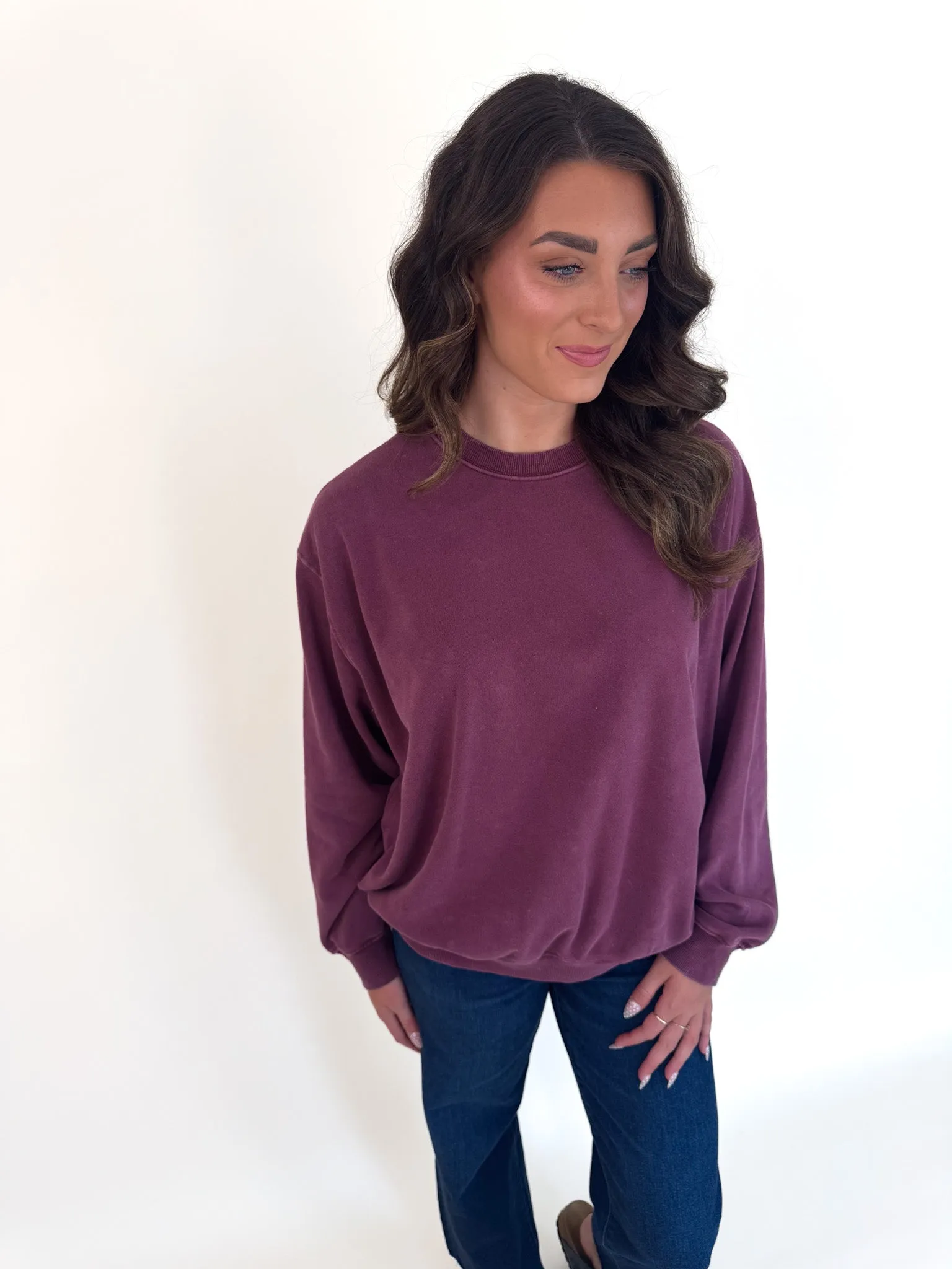 Vintage Mineral Wash Pullover