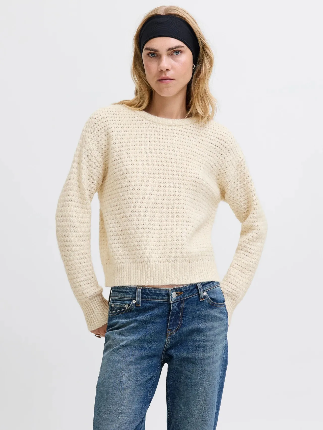 Waffle Knit Sweater