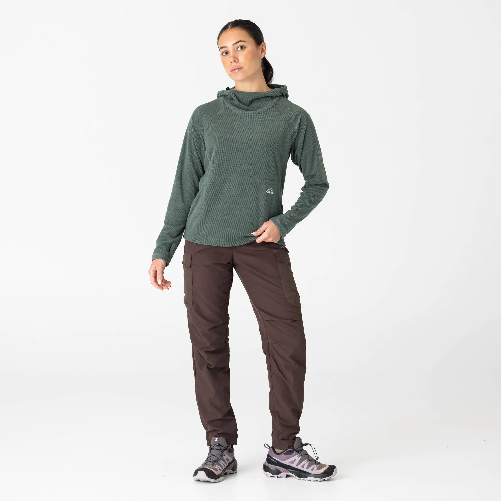 Womens Air-Grid Fleece Deep Forest