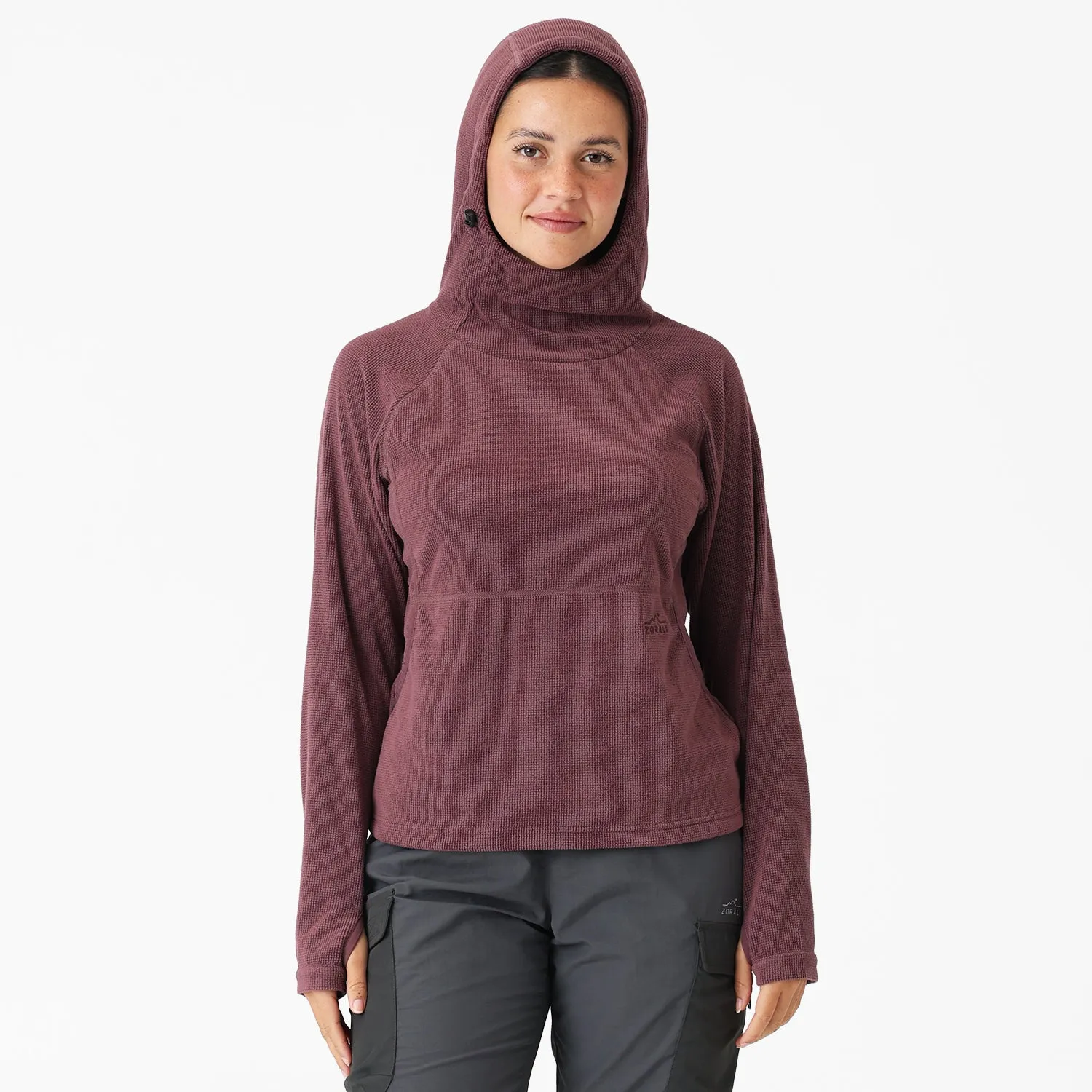 Womens Air-Grid Fleece Violet