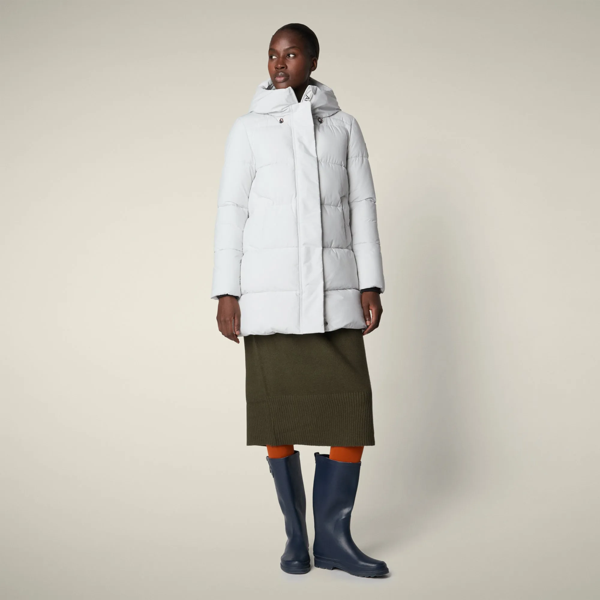 Women's Parka Bethany  in fog grey