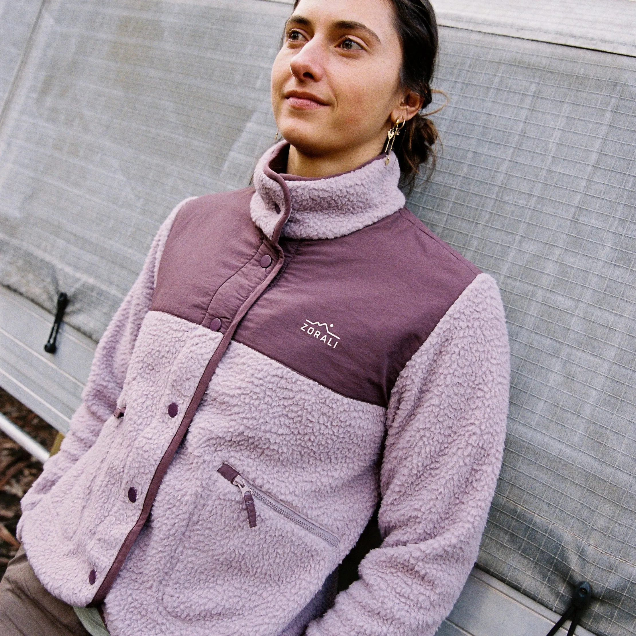 Womens Trail Fleece Lilac