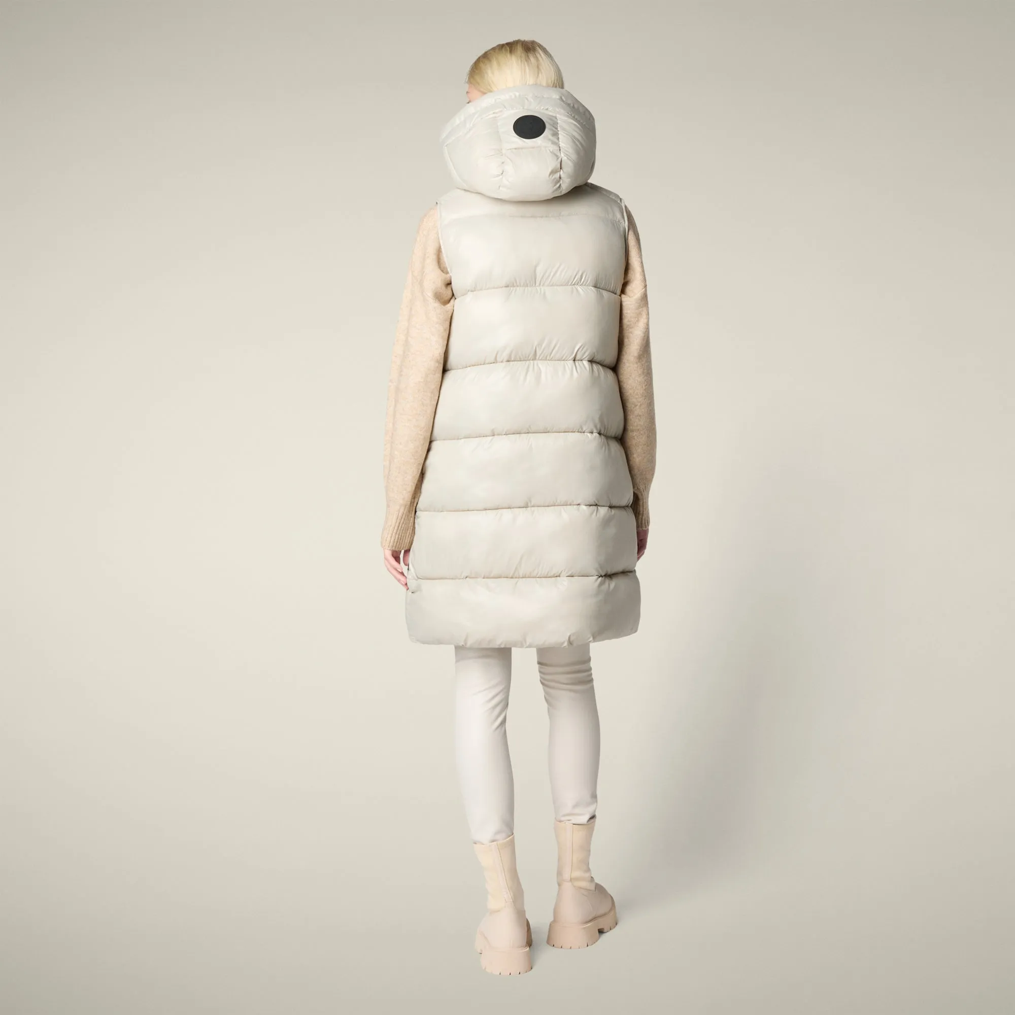 Women's Vest IRIA in rainy beige