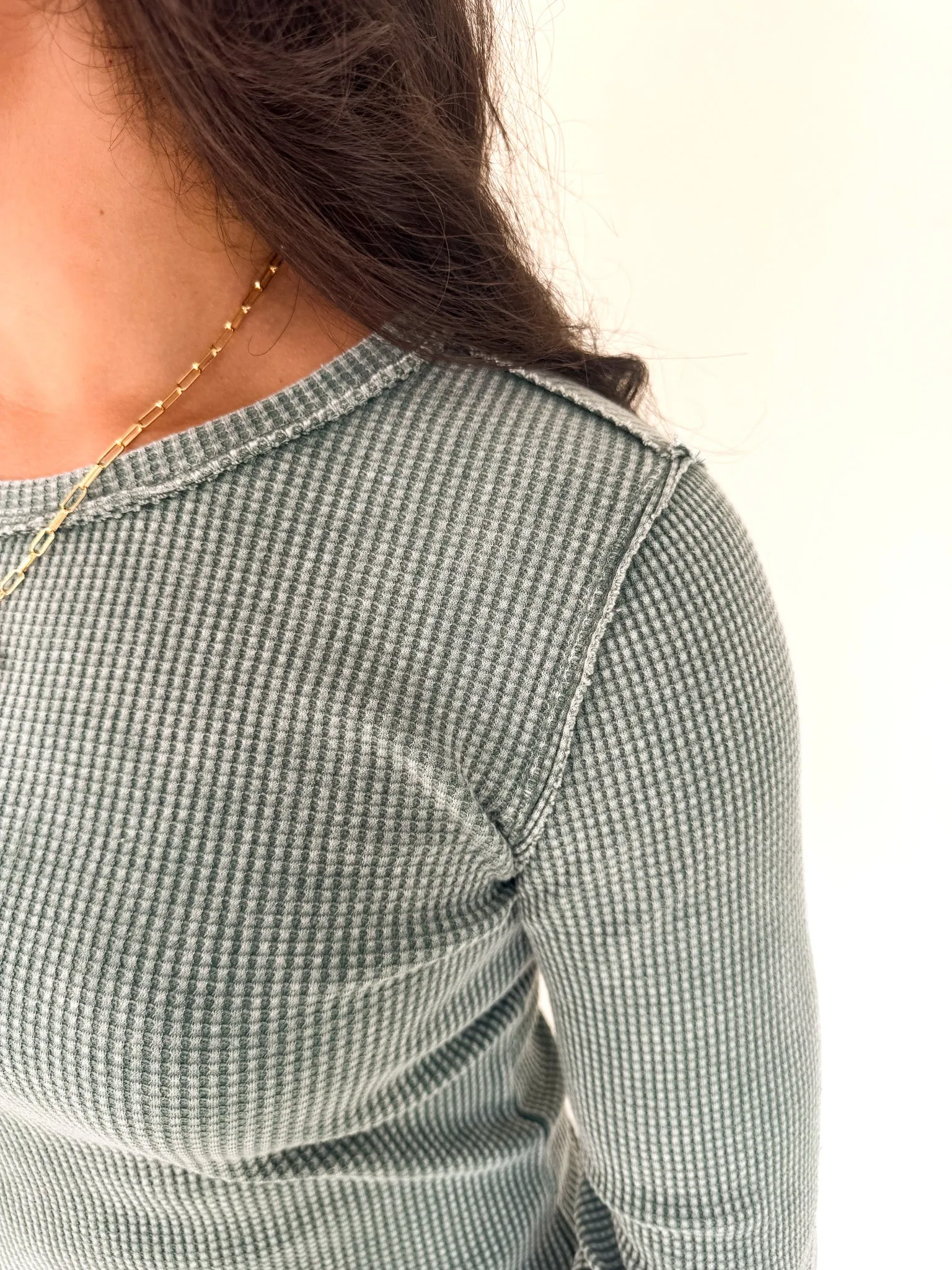 [Z SUPPLY] Arlet Mini Thermal Long Sleeve Top