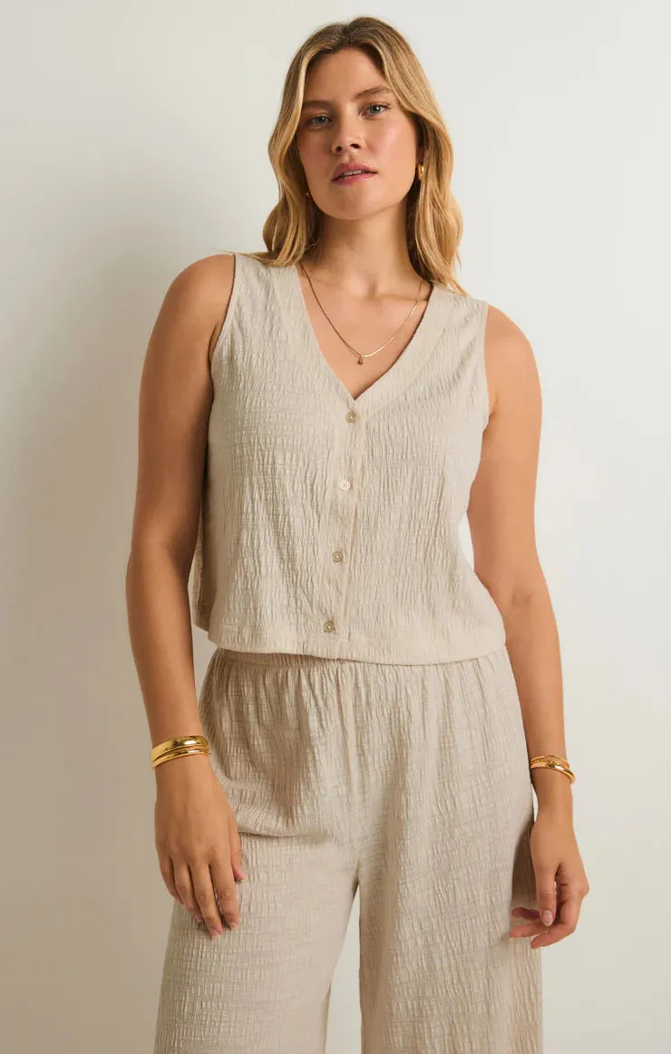 [Z SUPPLY] Solace Textured Slub Top