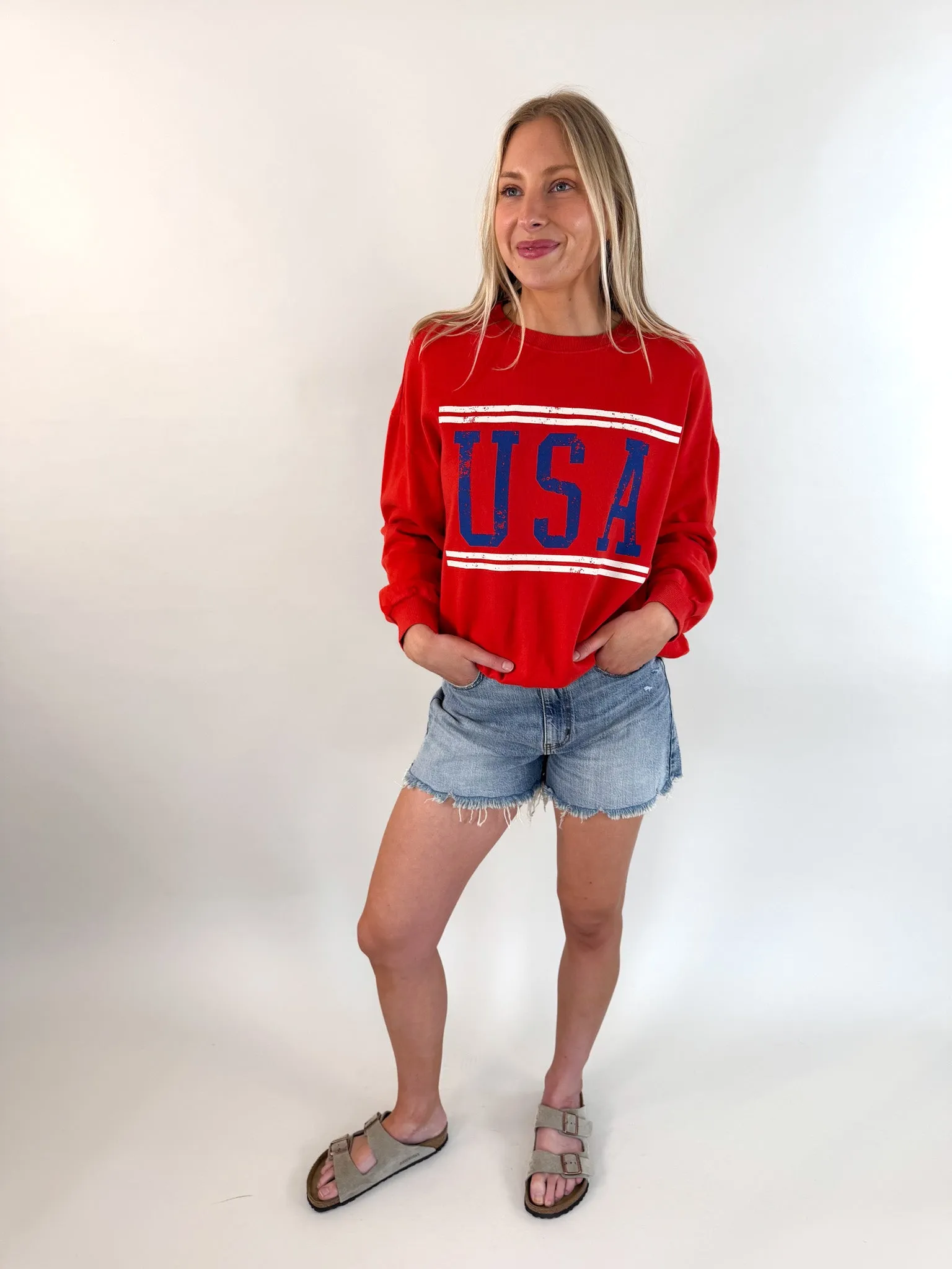 [Z SUPPLY] USA Sunday Sweatshirt